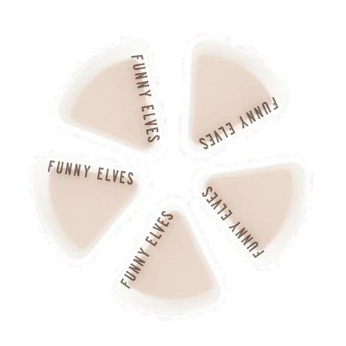 Funny Elves 5pcs Sponge Makeup Foundation Triangular Tools Blending Puff Facial Travel