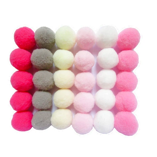 YYCRAFTSTORE YYCRAFT 120pcs 1 inch Craft Pom Poms Balls for Hobby Supplies and DIY Creative Crafts, Party Decorations,6 Colors