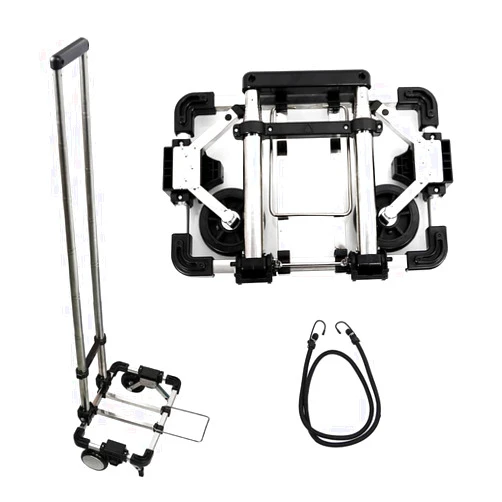 CNQLIS Folding Hand Truck,Portable Carrying Cart, Compact, Mini Lightweight for Travel/Auto/Moving/Office Use,12in.Hx9in.W Fits Most Backpacks- 55lbs Lightweight Hand Truck