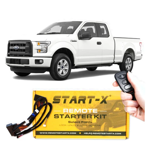 Start-X Remote Starter Kit for Ford F-150 15-20, F-250/F-350 17-21, Ranger 19-23, Transit Connect 19-22, Transit 20-23, Bronco Sport 21-23, Edge 15-20, Escape 20-22, Expedition 18-21, Explorer 16-23