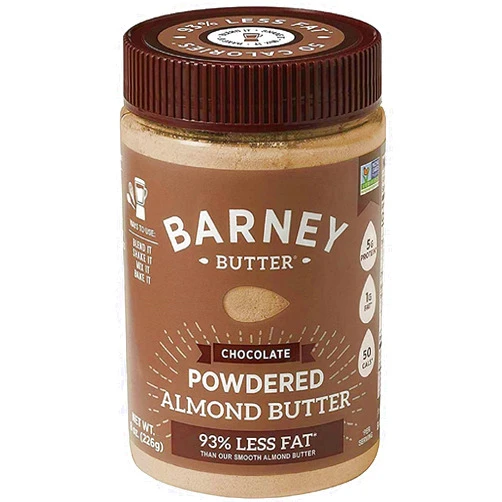 Barney Butter Powdered Almond Butter, Chocolate, 8 Ounce Jar, Non-GMO, Gluten Free, Keto, Paleo, Vegan