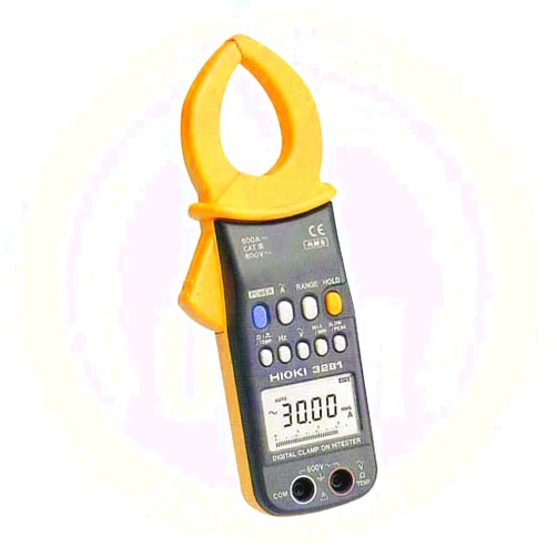 Hioki HiTester 3281 True RMS Clamp-Meter ,600A AC, Conductors to 33mm, Voltage, Frequency, and Resistance Measurement