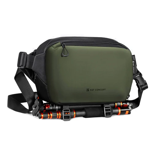 K&F Concept 2 in 1 Sling Bag Everyday Shoulder Bag & Multifunction Photography Crossbody Camera DSLR Backpack Portable Bag