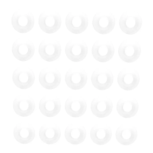 Ottjakin [25-Pack] Beer Bottle Gaskets - Premium White Silicone Swing Top Bottle Seals for Home Brewing & Soda Bottles