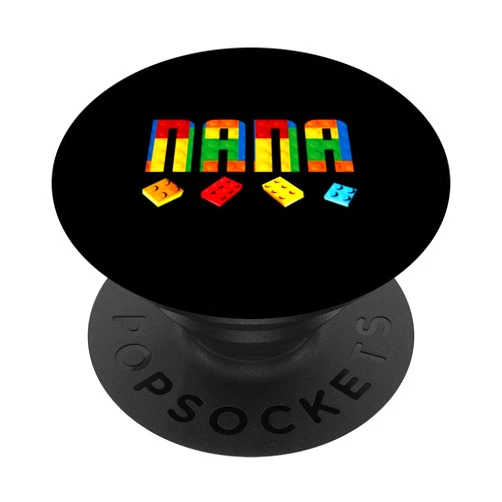Building Blocks Family Birthday Gear Nana Master Builder Building Blocks Birthday Family Matching PopSockets Standard PopGrip
