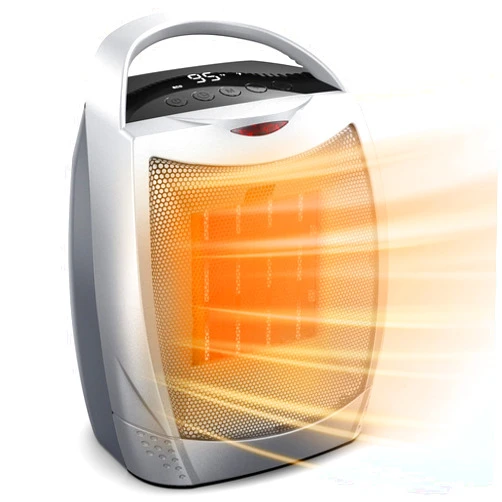 GiveBest Space Heaters for Indoor Use, Portable Heater with Thermostat, Timer, Eco Mode and Fan Mode, 1500W PTC Ceramic Fast Safety Heat for Bedroom Home