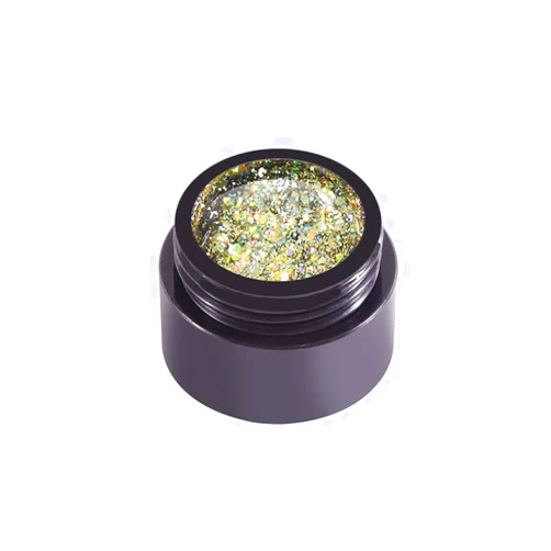 U.vmree vmree 8 Colors Women Nail Polish, Girls Nail Gel Long Lasting Shine Finish Glitter Nail Sticker, Soak Off UV Sequins Nail Gel 5ml Each Bottle (G)