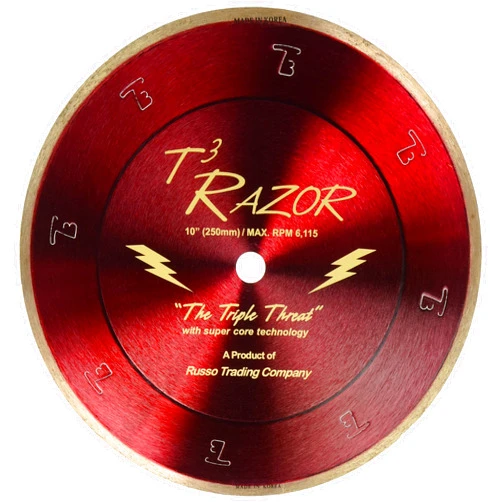 Raimondi RTC T3 Razor Gold Diamond Blade, 10-Inch , Red
