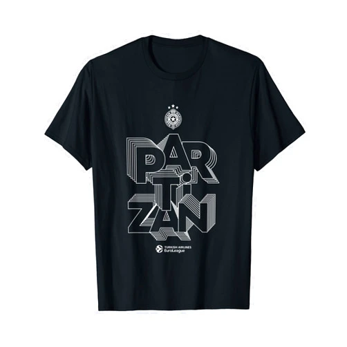EuroLeague Partizan Belgrade Black T-Shirt