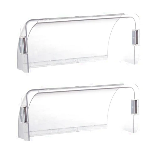 Hartford Ventilation Air Vent Deflector - Heavy Duty Unbreakable Plastic with Magnet Secure Design - Easy Adjust Between 8”-14” - Vent Deflector for Air Conditioning/Heat/AC/Under Furniture (2)