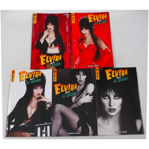 Elvira Meets H.P. Lovecraft #1-5 VF/NM complete series Photo Covers ; Dynamite (AC02)