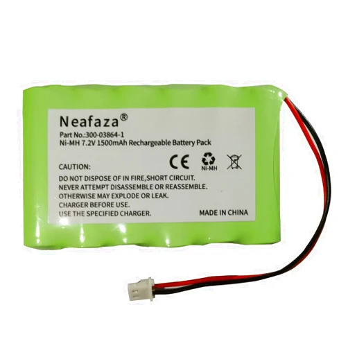 NEAFAZA 300-03864-1 7.2v 1500mAh Battery Replacement Compatible with Honeywell Alarm Lynx WALYNX-RCHB-SC Honeywell Lynx Touch K5109, L3000, L5000, L5100, L7000