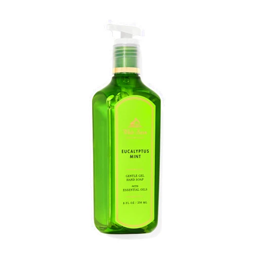Bath & Body Works Bath and Body Works EUCALYPTUS MINT Gentle Gel Hand Soap, with Essential Oils, 8 Fl Oz