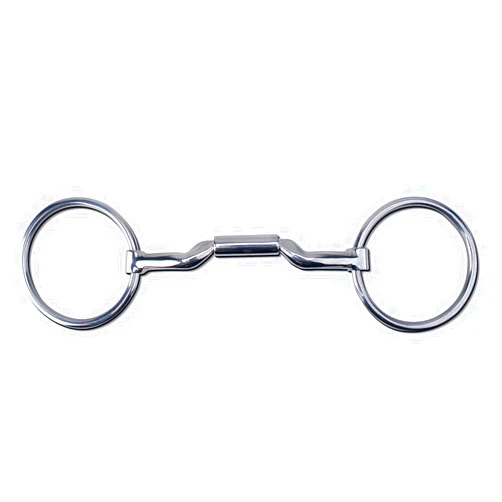 Myler Bits Myler Loose Ring Mullen Low Port Barrel Bit 5