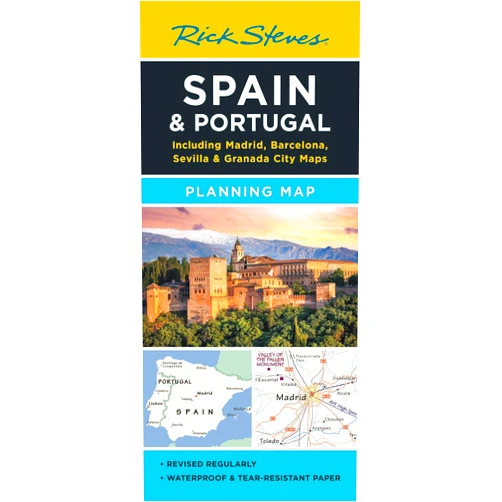 By Rick Steves (Author) Rick Steves Spain & Portugal Planning Map: Including Madrid, Barcelona, Sevilla & Granada City Maps