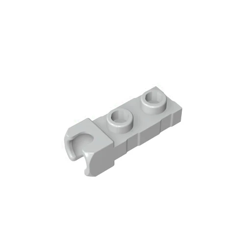 Eske Kouri Gobricks GDS-851-071 Plate Special 1 x 2 5.9mm End Cup Compatible with notauto-gds851-14418 All Major Brick Brands Toys Building Blocks Technicialal Parts Assembles DIY