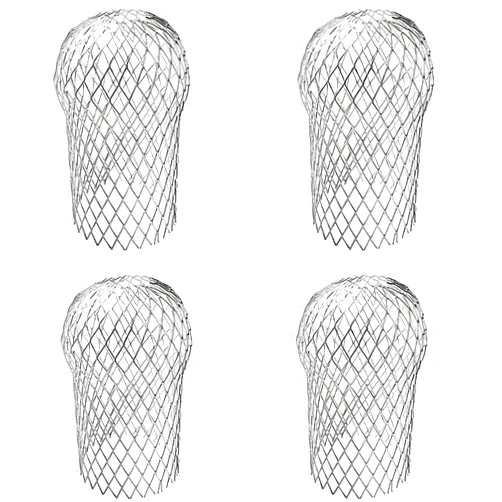 Sankoly 4 Pack Downspouts Gutter Guard Aluminum Filter Strainer Expandable Gutter Downspout Guards Gutter Downspout Protectors for Preventing Blockage from Leaves, Debris