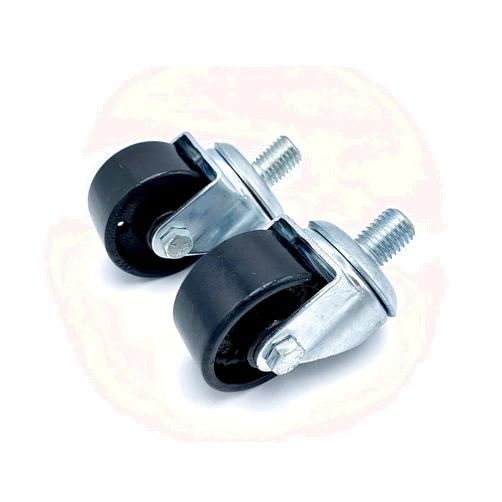 Lazzar's Floor Jack Floor Jack Caster (2 Piece - Black Wheel) for Lincoln, Walker - 231583, 93642, 93652 and Others, Quality Replacement Parts for Repairs (Two)