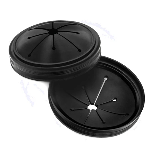 CLEESINK 2 PCS Garbage Disposal Splash Guard Sink Baffle, Food Waste Disposer Parts Accessories, Multi-function Drain Plugs for Garbage Disposals, 3 3/8 Inch by CLEESINK