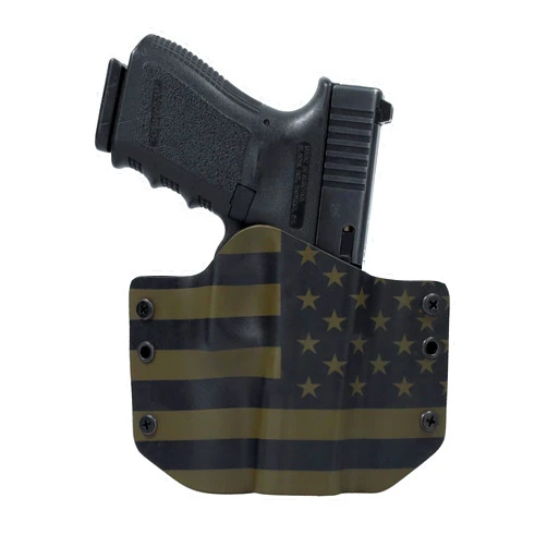 Outlaw Holsters OD Green USA OWB Holster (Right-Hand, Kel-Tec PMR-30)