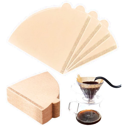 Xanllaxa 300 Count Coffee Filters,Size 02 Cone Filters,Disposable Natural Paper Coffee Filte for Pour Over and Drip Coffee Maker(2-4 Cups)