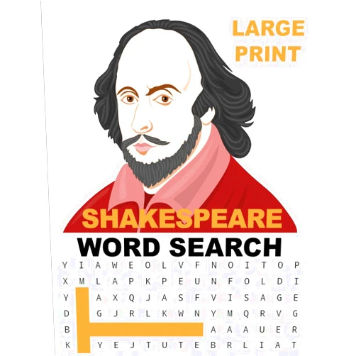 By Sasha Winters (Author) Shakespeare Word Search: Word Search Puzzle Book, William Shakespeare Comedies – The Tempest, Taming of the Shrew, As You Like It, A Midsummer’s Night’s Dream and More, Fun Gift for Family or Friend