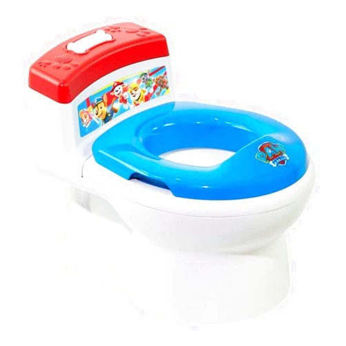 The First Years Nickelodeon Paw Patrol Potty Training Toilet and Toddler Toilet Seat - Potty Training Toilet Seat with Fun Flushing and Cheering Sounds