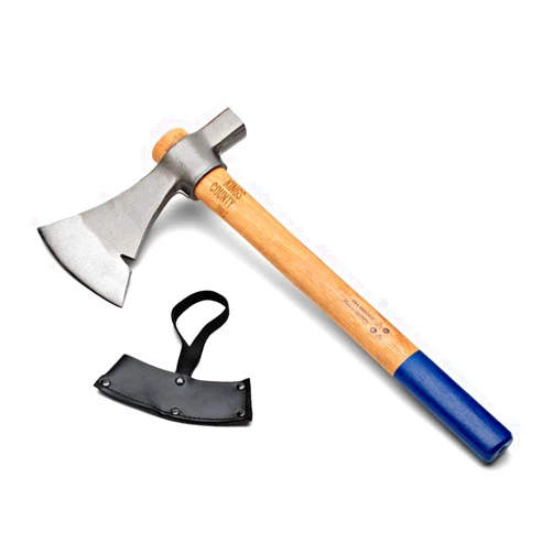Kings County Tools Camping Tools | Pickaroon, Hatchet or Axe | German Drop Forged Blade | Lightweight and Easy to Carry | Hickory Handle