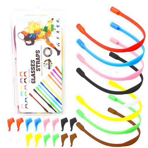 MOLDERP Eyeglass Ear grips and glasses strap for kids
