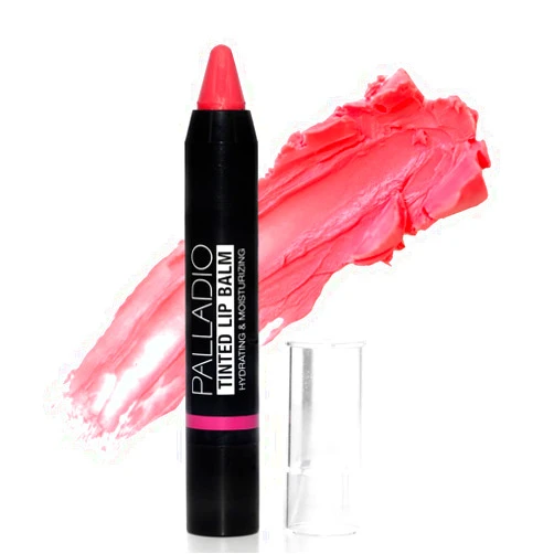 Palladio Tinted Lip Balm, Moisturizing and Conditioning Formula with Aloe & Shea Butter, Nourishing Vegan Chapstick For Cracked Lips, Apply Regularly on Dry Lips, Sheer Wash Color, (Watermelon Sugar)