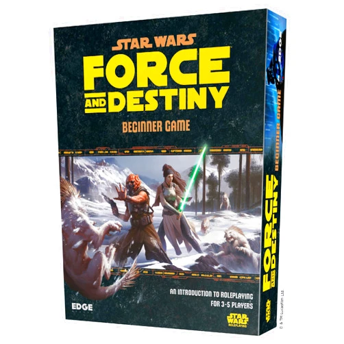 EDGE Studio Star Wars - Force and Destiny: Beginner Game Ignite Your Lightsabers and Discover Your Force Destiny! Sci-Fi Roleplaying Game, Ages 10+, 3-5 Players, 1 Hour Playtime, Made