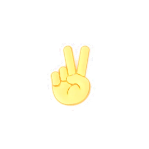 Crocs Jibbitz Peace and Love Shoe Charms | Jibbitz for Crocs, Peace Hand Sign, Small