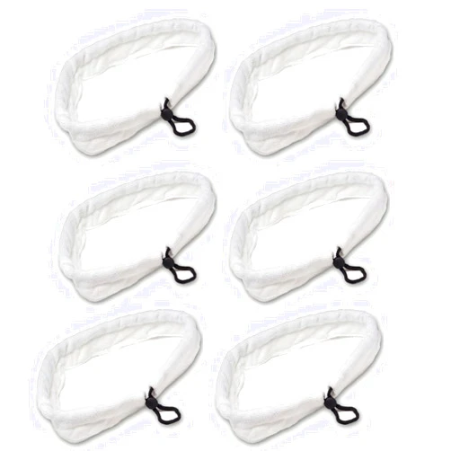 Eoocvt 6pcs Home Clean Steam Mop Reusable Replacement Microfiber Cleaning Pads Washable Cloths Compatible for Steamboy H2O H20