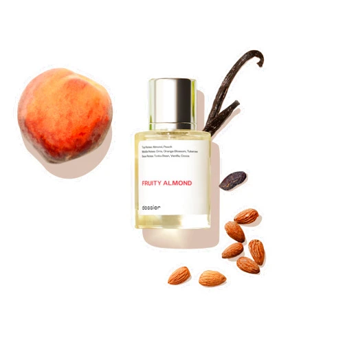 Dossier - Fruity Almond - Eau de Parfum - Inspired by C.Herrera Good Girl - Perfume Luxury - Pure Infused - Paraben-Free - Vegan - For Women - Fragrance 3.4 Fl oz (Spray 100ml)