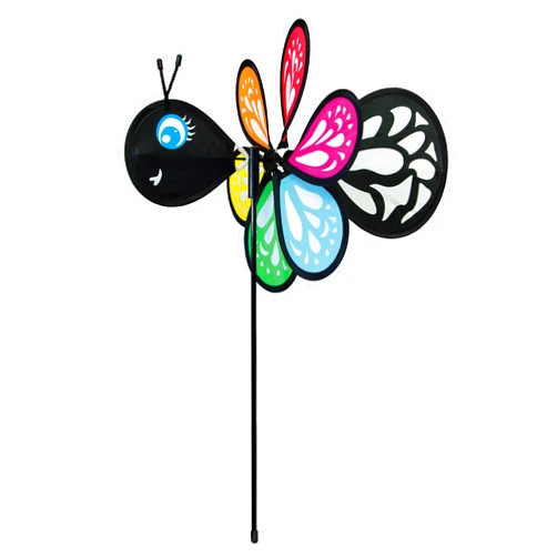 In the Breeze 2800 — Baby Butterfly Ground Spinner — Small Wind Spinner for Gardens, Planters, Flower Pots, Yards