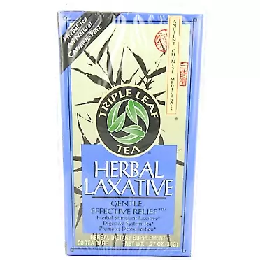 Triple Leaf Tea, Herbal Laxative, 20 Tea Bags (Pack of 6)