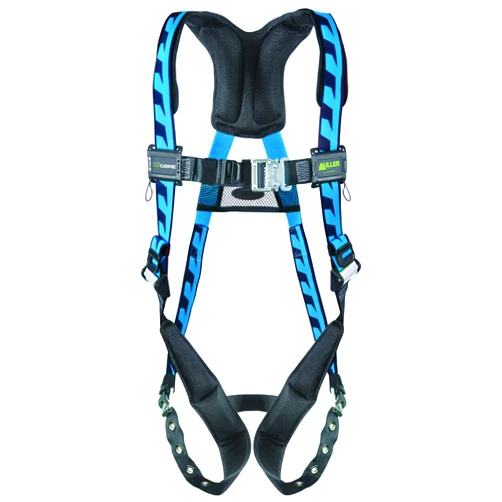 Miller by Honeywell Titan by AC-TB/UBL AirCore Full Body Harness, Large/X-Large, Blue