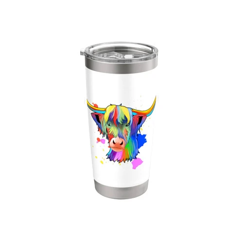 Schottische Highland Kuh Geschenke Scottish Highland Cow Gift Highland Cows Stainless Steel Insulated Tumbler