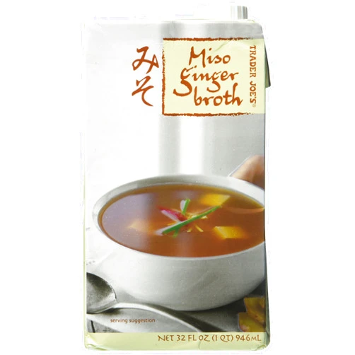TJ's Trader Joe's Miso Ginger Broth 32 OZ