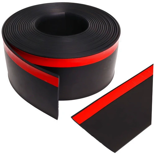 Wadoy 4 Inch RV Slide Out Seal, RV Slide Out Weather Stripping Wiper Seals with Adhesive Tape 30 Ft Truck Black Rubber Stripping for Keeping Out Noise and Weather, Camper Rubber Slide Out Seal