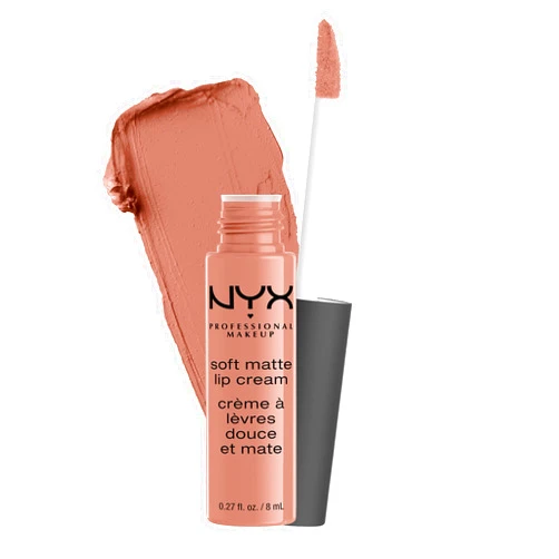 NYX PROFESSIONAL MAKEUP Soft Matte Lip Cream, Lightweight Liquid Lipstick - Stockholm (Mid-Tone Beige Pink)