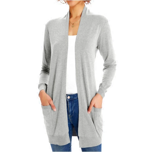 GRACE KARIN Women Lightweight Cardigan Sweaters with Pocket Long Sleeve Shrugs