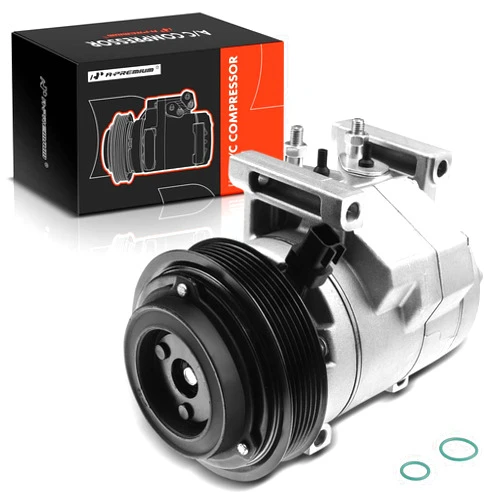 A-Premium Air Conditioner AC Compressor with Clutch Compatible with Jeep Grand Cherokee 2011-2016 & Dodge Charger 2011-2013, Durango 2011-2015, Challenger 2011-2014 & Chrysler 300 2011-2013, 3.0L 3.6L