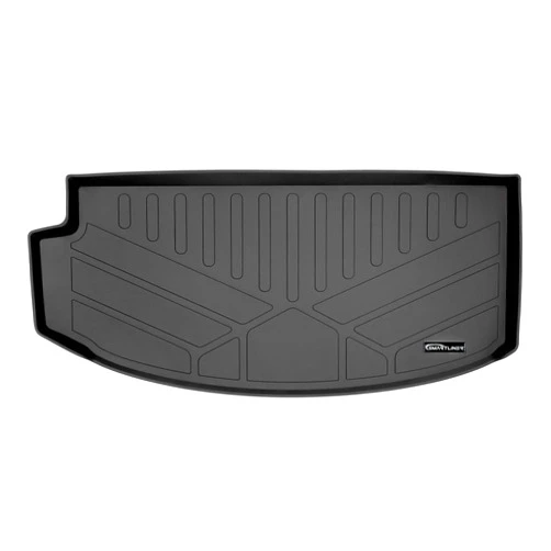 SMARTLINER All Weather Custom Fit Cargo Trunk Liner Floor Mat Behind 3rd Row Black Compatible with 2018-2022 Buick Enclave