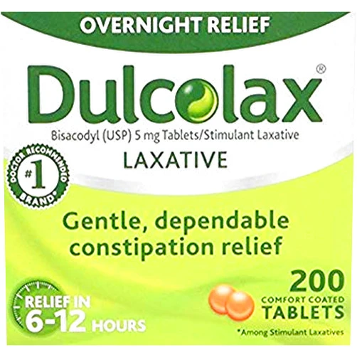Dulcolax Laxative 200 Tablet (1 Pack)