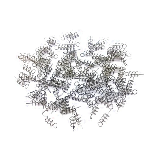 Honbay 100pcs Spring Twist Lock Fishing Hook Centering Pin for Soft Lure Bait Worm Crank