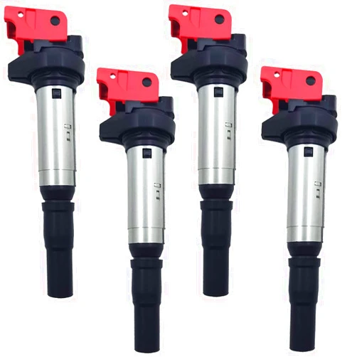 ARKAUTO HIGH PERFORMANCE Ignition Coil Pack Of 4 Compatible with Mini R55 R56 R57 R58 R59 R60 R61 For BMW 1 Series F20 F30 F35 FOR Citroen Peugeot 1.6T 1.8T N13 N14 N18 UF598 12137575010