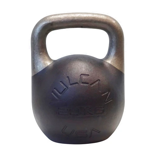 Vulcan Absolute Training Kettlebell Ergonomic Steel Design Wide Grip | Black Powder Coated Finish For Premium Look| Enhancing Both Safety Performance | All Hand Sizes 35mm Handle