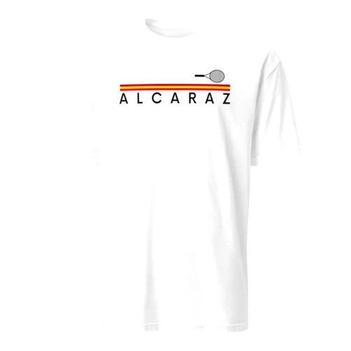 Shopsphère DISTRIBUTION T-Shirt Carlos Alcaraz | Tshirt Tennis Alcaraz | Carlos Tennis | Carlos Alcaraz