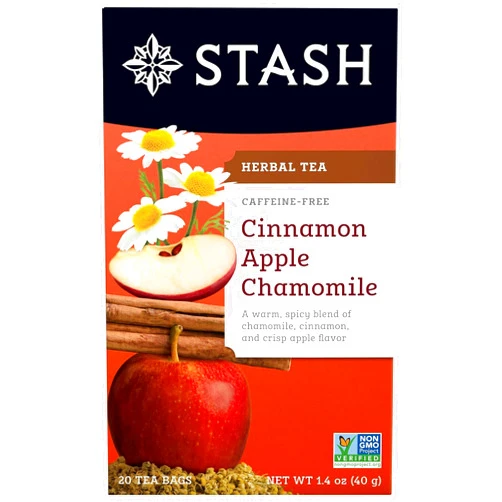 Stash Cinnamon Apple Chamomile Herbal Tea, 20 Count (Pack of 1)